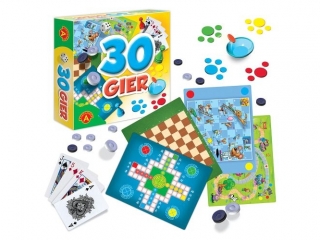 GRY RODZINNE - ZESTAW 30 GIER