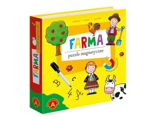 PUZZLE MAGNETYCZNE, UKŁADANKA - FARMA