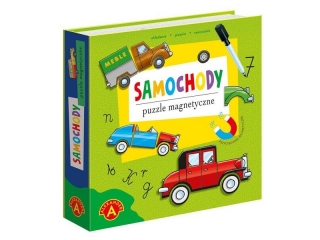 PUZZLE MAGNETYCZNE, UKŁADANKA - SAMOCHODY