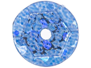 Cekiny hologramowe rozmiar: 6mm waga: 10g  kolor: jasny niebieski