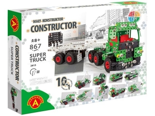 MAŁY KONSTRUKTOR / CONSTRUCTOR PRO-SUPER TRUCK ( 10 in 1)