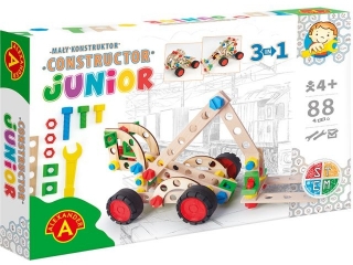 MAŁY KONSTRUKTOR/CONSTRUCTOR JUNIOR 3X1 FORKLIFT TRUCK
