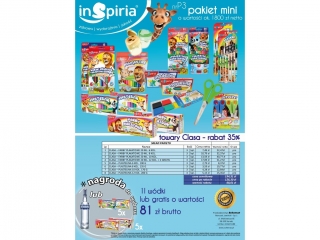 Pakiet P3 mini o wartoci 1800 z + gratis 1L wdki lub gratis o wartoci 81 z