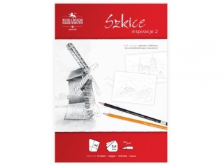 KIN BLOK INSPIRACJE2 - SZKICE A4, 20 ARK., 110 G