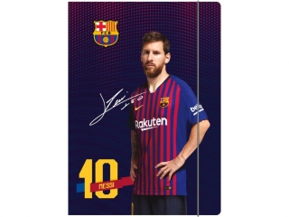 Teczka z gumk A4 FCB Barca Fan 7 [opakowanie=10szt]