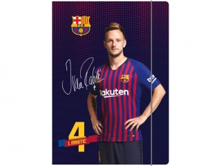 Teczka z gumk A4 FCB Barca Fan 7 [opakowanie=10szt]