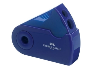 TEMPERWKA PODWJNA SLEEVE MIX CZERWONA/ NIEBIESKA FABER-CASTELL [opakowanie=12szt]