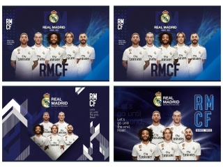 Blok rysunkowy A4 20 ark.Real Madrid 5 [opakowanie=10szt]