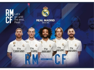 Blok rysunkowy A4 20 ark.Real Madrid 5 [opakowanie=10szt]
