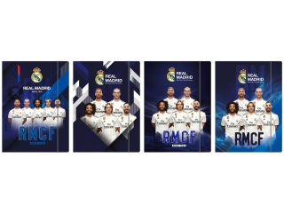 Teczka z gumk A4 Real Madrid 5 [opakowanie=10szt]
