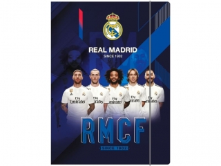 Teczka z gumk A4 Real Madrid 5 [opakowanie=10szt]