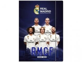 Teczka z gumk A4 Real Madrid 5 [opakowanie=10szt]