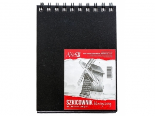 KIN SZKICOWNIK KLASYCZNY B6 98G. 80 KARTEK SPIRALA PO KRÓTKIM BOKU