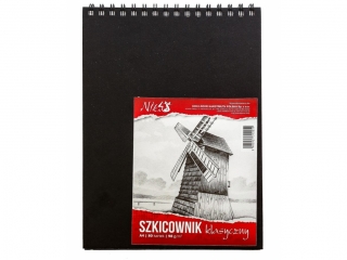 KIN SZKICOWNIK KLASYCZNY A4 98G. 80 KARTEK SPIRALA PO KRÓTKIM BOKU