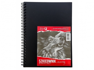 KIN SZKICOWNIK CZARNY A4 140 G. 30 KARTEK