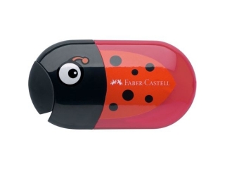 TEMPERWKA PODWJNA Z GUMK BIEDRONKA FABER-CASTELL [opakowanie=5szt]