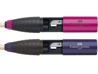 TEMPERWKA Z GUMK KOMBI WALEC CZER/NIEB . FABER-CASTELL [opakowanie=12szt]