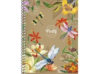 Ko�obrulion B6 bez zadruku 120k kremowy papier, "Bloom book"