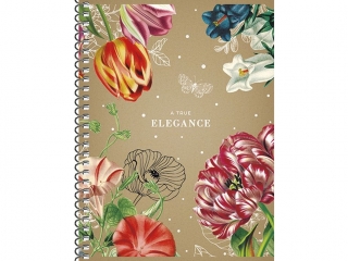 Ko�obrulion B6 bez zadruku 120k kremowy papier, "Bloom book"