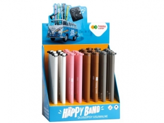 Display - Długopis wymazywalny ?Uszaki?, 0.5mm, niebieski, 40 szt., Happy Color