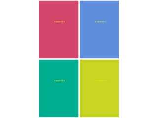 Brulion, A5 LI 80K kremowy papier 70g, ok�adka integralna p�twarda 440g [opakowanie=4szt]