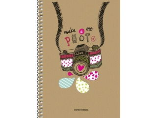 Ko�obrulion A5 kratka 96k kremowy papier, "Closer"