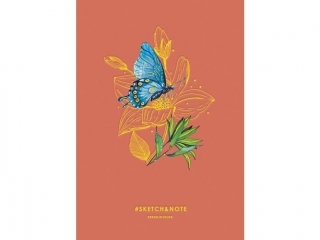 Notes Sketchxnote, A5 BZ 64K kremowy papier 120g, ok�adka integralna 450g [opakowanie=4szt]