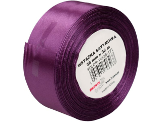Wstka satynowa  rozmiar: 38mm x 32 m kolor: liwkowy