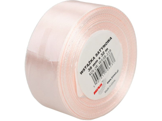 Wstka satynowa  rozmiar: 38mm x 32 m kolor: szampaski