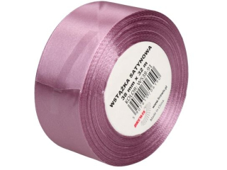 Wstka satynowa  rozmiar: 38mm x 32 m kolor: Ciemny pudrowy r