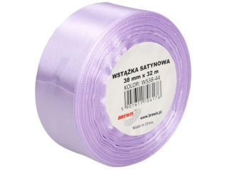 Wstka satynowa  rozmiar: 38mm x 32 m kolor: J. lawendowy