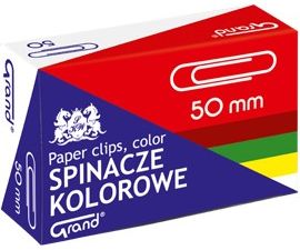 Spinacz R-50 GRAND kolor powlekane tekturowe op. (sz)