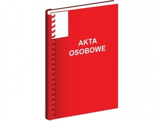 Teczka akt osobowych 02 Czerwone [opakowanie=10szt]