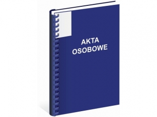 Teczka akt osobowych 02 Niebieskie [opakowanie=10szt]