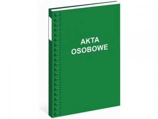 Teczka akt osobowych bigowana 03 Zielone [opakowanie=10szt]