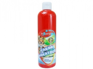 inSpiria Farba plakatowa 500ml CZERWONA