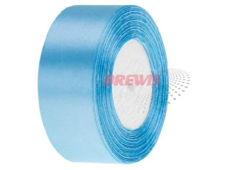 Wst��ka satynowa  rozmiar: 38mm x 32 m kolor: b��kitny