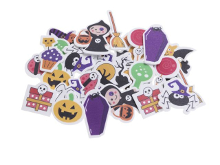 Naklejki z pianki nazwa: Halloween ilo: 32 szt