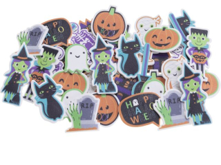 Naklejki z pianki nazwa: Halloween ilo: 36 szt