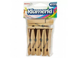 Klamerki ozdobne rozmiar: 6cm kolor: naturalne