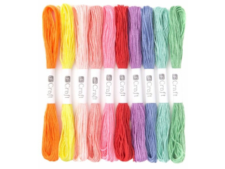 ZESTAW MULIN 8 M, 10 SZT., RAINBOW [opakowanie=6szt]