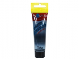 inSpiria Farba plakatowa tuba 30ml CZARNA