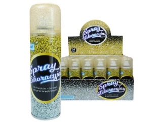 Brokat w sprayu 1585 Złoty