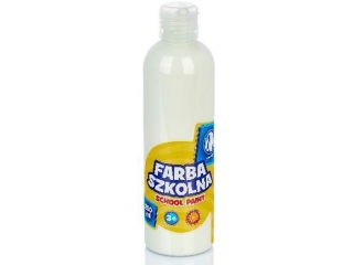 Farba szkolna Astra 250 ml - biała