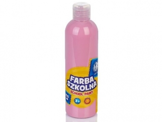 Farba szkolna Astra 250 ml - różowa jasna