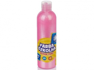 Farba szkolna Astra 250 ml - perłowa różowa