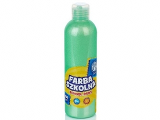 Farba szkolna Astra 250 ml - perłowa zielona