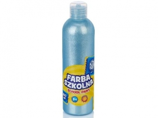 Farba szkolna Astra 250 ml - perłowa niebieska