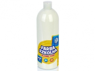 Farba szkolna Astra 1000 ml - biała