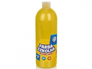 Farba szkolna Astra 1000 ml - żółta